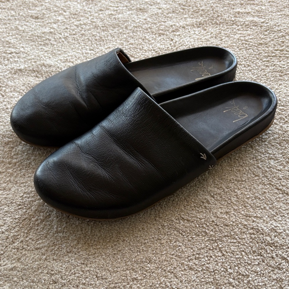 beek Black Leather Women's Mules - Picture 3 of 5